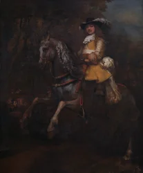 Frederick Rihel zu Pferd